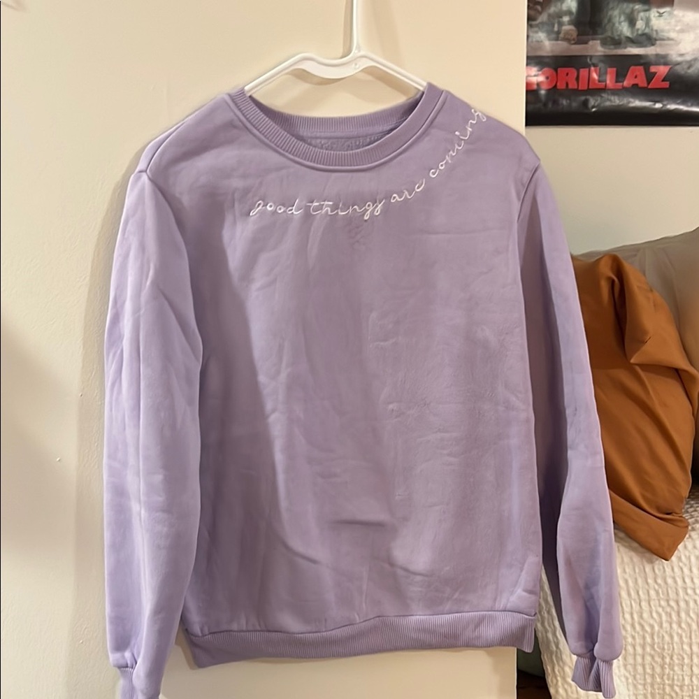 Lavender Crewneck Sweater